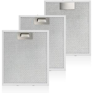 3-Pack Universal 12-5/9" x 10-1/5" Range Hood Aluminum Filter Mesh Screen Replacement for Most Kitchen Ventilation Systems