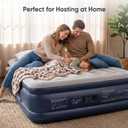 Sekey Queen Air Mattress with Built-in Pump, 18" Raised Blow Up Bed