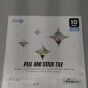 Art3d Peel and Stick Backsplash for Kitchen White Subway (10 Tiles, Thicker Design) (White With Black Grout)