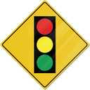 Traffic Light Signs 12 12 Inch Aluminum Pre-Drill Hole Crossing Signals Waterproof Metal Warning Signal