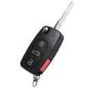 NPAUTO Key Fob Replacement for Audi A4 A6 A8 S4 S6 S8 TT RS6 Cabriolet 1997-2005 - Uncut Keyless Entry Remote Control Car Flip Key Fobs (MYT8Z0837231,4D0837231E, 4D0837231P)