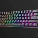 Geeky GK61 SE 60% | Mechanical Gaming Keyboard | 61 Keys Multi Color RGB LED Backlit for PC/Mac Gamer | ANSI US American Layout (Black, Mechanical Speed Yellow)