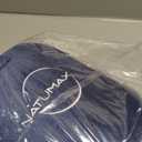 Knee Pillow for Side Sleepers - Relief from Sciatica Pain, Back/Leg Pain, Pregnancy, Hip and Joint Pain Memory Foam Leg Pillow + Free Sleep Mask and Ear Plugs (Blue)