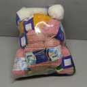 3 Colors Milk Cotton Yarn, Crochet Cotton Knitting, Set for Crochet, 4 White/ 3 Yellow/ 12 Pink