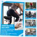 2026 New Ultra-Wide Oversized Bike Seat Cushion for Men & Women, Comfort Memory Foam Bicycle Saddle, Waterproof Universal Bike Seat for Peloton Exercise Road Mountain Cruiser Electric City Bikes
