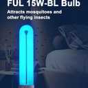 Bug Zapper Replacement Light Bulb 15 Watt, U Shapped Insect Attracting Trap Bulb FUL15-BL 7.7 Inches, 6 Pack