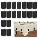 36pcs Outdoor Curtain Weights, Waterproof Magnetic Curtain Weights, Heavy Drapery Weights Bottom, Weighted Magnets for Heavy Wind, Shower Curtain, Garden Flag, Tablecloth (Black)