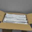 iSPECLE 4 Pack Freezer Organizer Bins, Adjustable Wire Baskets for 10 to 20 Cu.Ft Chest Freezer, Stackable Storage with Handles, Deep Freeze Organizer for Meat & Vegetables, White