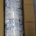 6x9 Washable Area Rugs for Living Room Rug-Carpet Modern Abstract Rugs for Bedroom Dining Room Office Contemporary Grey Blue Rug