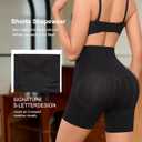 High Waisted Underwear Tummy Control Shapewear Shorts for Women Soft Butt Lifting Body Shaper Under Dress Boyshorts, Large