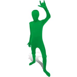 Morphsuits Kids Bodysuit Full Body Suit Halloween Costume, Skin Suit For Boys (Large, Green)