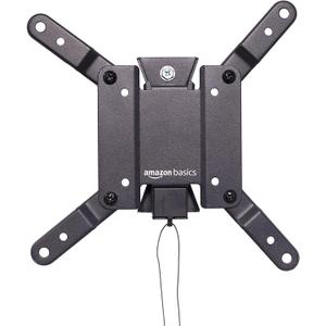 Amazon Basics Tilting TV Wall Mount for Wood Studs, Fits 12-40 inch TVs up to 40 lbs, VESA 200x200, Black