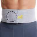 Umbilical Hernia Belt for Men and Women - Abdominal Support Binder with Compression Pad - Navel Ventral Epigastric Incisional and Belly Button Hernias Surgery Prevention Aid (XL)