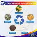 OKKEAI 8 Gallon Trash Bags 30L Garbage Bags Medium White Kitchen Trash Bags Wastebasket Liners for Bathroom,Home Office, Lawn,60 Count,Clear (Fits 7-10 Gallon Bins)