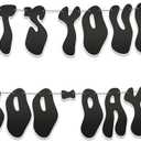 HOUSE OF PARTY BOO Halloween Banners, Pre-Strung Halloween Happy Birthday Decorations Boo Ghost Garlands for Mantel Home Decor Indoor