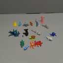 22PCS 3D Printed Sea Animals Toys, 3D Printed Ocean Animals Articulating Flexible Fidget Toys, Cute Animal Figurines Toys for Easter Birthday Party Favors Office Desktop Home Decoration
