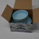 Grow Forward Bamboo Kids Plates and Bowls Sets - 8-Piece Dishwasher Safe Non Toxic Plates for Kids - Reusable Eco Friendly BPA Free Dishes Dinnerware Sets for Children - Rainforest (Rainforest)