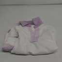 BLENCOT Women Oversized Sweatshirts Color Block Long Sleeve Loose V Neck Fall Outfits 2024 Fashion Slit Pullover (Small, Purple)