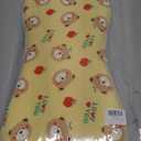 Soft Toddler Pillow for Sleeping (14.5'' x 8.4'') with Removable Cover  Ideal for Travel & Nursery, Cuddly Bear Design  Perfect for Ages 1-2 Years