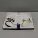 Cotton White Glazed Stoneware Serving Plate, 15"