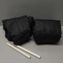 YGL Luxury PU Leather Car Seat Covers Front Set, Anti-Stain Interior Protector, Waterproof Auto Seat Covers for Cars, Trucks, Van, SUV, Pickup, Airbag Compatible (Black)