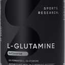 Sports Research L-Glutamine - Workout Recovery, Immune Health & Gut Health Support - 5 G Per Serving - 17.64 Oz