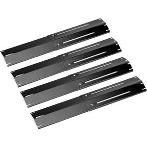 Universal Heat Plate Shield Replacement for Brinkmann, Charbroil, Nexgrill, Backyard,Expert Grill,4 Pack BBQ Heat Tent for Grills,Adjustable Heat Tent,Flavorizer Bar, Extends from 11.7" up to 21" L