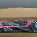 24V Electric Scooter for Kids w/150W Powerful Motor, Thumb Throttle, LCD Screen, Bluetooth, Light-Up Stem Deck & Wheels, 3 Adjustable Heights, 5MPH Safe Speed, 3 Wheel Electric Scooter for Kids (Pink)