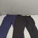 2 Pack Leggings with Pockets for Women, High Waisted Soft Leggings for Yoga Gym S/M