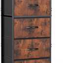 Sweetcrispy 5 Storage Drawer Bedroom Dresser, Tall Dresser for Organizer, 15.7"D x 11.8"W x 47.7"H