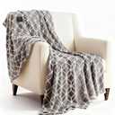 Heated Blanket Electric Throw Blanket with Built-in Button Controller 50"x60" One-Touch Ultra Cozy Soft Warm Heating Electric Blanket with 4 Heat Levels & 4 Hours Auto-Off Overheat Protection