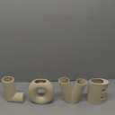 Ceramic Vase Set of 4, Modern Minimalist Vase, Flower Vases for Living Room Wedding Party Home Decor, Love Shape Style Vase Set, White Matte Glazed Vase