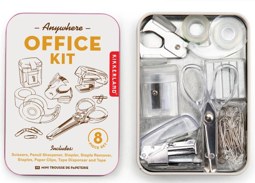 GE 4-Device Universal Remote Control, Designer Series, Brushed Nickel/Silver, 33709 and Anywhere Office Kit