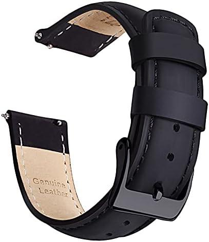 Ritche Christmas Gift Quick Release Leather Watch Bands Genuine Watch Straps for Men Women Top Grain Leather Watch Strap, White Elephant Gifts, Stocking Stuffers for Men, Father's Day gifts