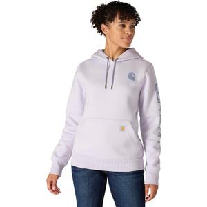 Carhartt Women's Relaxed Fit Midweight Logo Sleeve Graphic Sweatshirt S