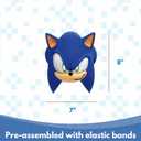 Unique Sonic Party Masks | 24 Count | Fun Birthday Party Favors and Decorations | Officially Licensed | includes Checklist