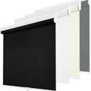 Changshade Blackout Roller Shades Cordless for Windows,100% Room Darkening Window Blinds for Bedroom,Thermal Insulated UV Protection,Easy Install Pull Down Shades for Home,31Wx72H,Black