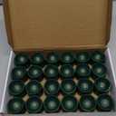 Battery Operated Green Tea Lights Candles 24 Packs