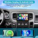 Car Stereo Radio for Dodge RAM 1500 2500 3500 2013 2014 2015 2016 2017 2018, Android 13 2G+64G Head Unit for Ram, 9 inch IPS Touch Screen Wireless CarPlay/Android Auto Bluetooth WiFi, Backup Camera