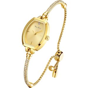 Petite Bracelet Watch for Women, Gifts for Girlfriend Diamond Dress Analog Watch Waterproof
