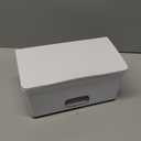 Ubbi Baby Wipes Dispenser, Baby Wipes Case, Baby Wipes Holder with Weighted Plate, Keeps Wipes Fresh, Non-Slip Rubber Feet, White