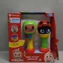 CoComelon Sing n Play Maracas, 3 Play Modes - Plays 6 Fan Favorite Song Clips, Learn Animal Sounds and Colors - Lights Up - Two Maracas - Musical Instruments for Kids, Toddlers, and Preschoolers