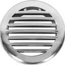 ECOTRIC 3 inch Stainless Grill Vent Cover Compatible with RV Camper Boat Yacht Sailingboat Marine