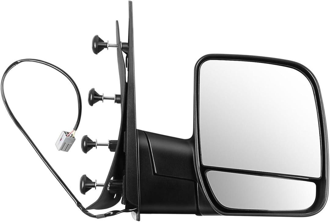ECCPP Passenger Side Mirror, Right Rear View Mirror fit 2003-2013 for Ford E-150 E-250 2004-2013 for Ford E-350 E-450 Super Duty E-450 Power Manual Folding