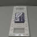 CML Decorator Screwless Wall Plate, 1-Gang Receptacle Outlet Cover, 8 Pack Hidden Screw Smooth Face Switch Plates, Standard Size 2.91"x4.68", UL Listed, White