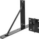 Anti Sag Gate Kit Heavy Duty No Sag Kit for Wooden Gate Fence with a Gate Latch