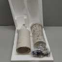 OYEARS 3-Way Dimmable 22'' USB A+C Touch Control Table Lamp with Nightlight for Living Room Bedroom Farmhouse Bedside Nightstand Lamps (Bulb Included) (Distressed Grey - Set of 1)