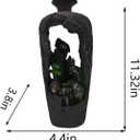 Backflow Incense Burner Cone Holder Waterfall Incense Burner Cool Inscent Fountain Falling Smoke Mountain Water Fall Incent Back Flow (Vase)