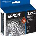 EPSON 252 DURABrite Ultra Ink High Capacity Black Cartridge (T252XL120-S) Works with WorkForce WF-3620, WF-3640, WF-7110, WF-7610, WF-7620, WF-7710, WF-7720, WF-7210