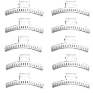 Hair Clips - Set of 10 - Aluminum 3.5 Butterfly Wave Setting Clips for Finger and Marcel Wave Hairstyles